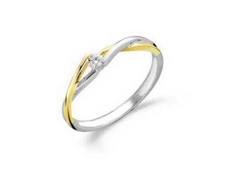 Ring Solitaire briljant - 18kt Witgoud | J &amp; A Collection 1970