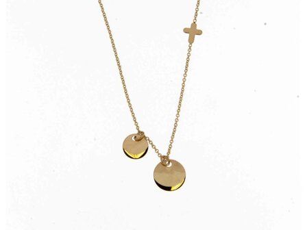 Hanger met Ketting - 18kt Geelgoud | COLLECTION VANSCHOENWINKEL