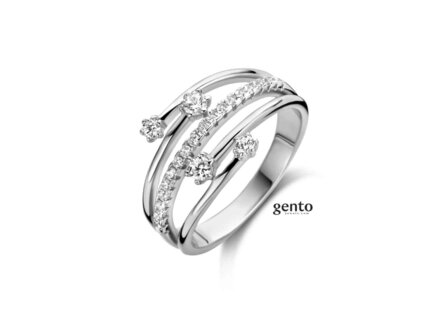 RING ZIRCONIA - Gento (AG) Silver | Gento silver jewels