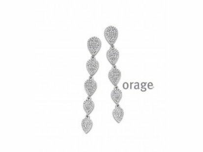 OORBEL AFHANGER ZIRCONIA - Orage Silver Jewellery | (Ag) Orage Zilver