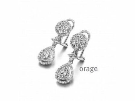 OORBEL AFHANGER ZIRCONIA - Orage Silver Jewellery | (Ag) Orage Zilver