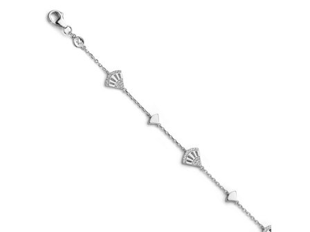 ARMBAND ZIRCONIA - Naiomy (AG) Zilver