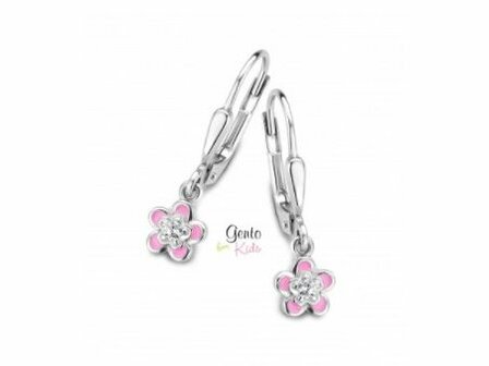 Oorbellen kinder afhanger - Gento Kids (AG) Silver | Gento silver jewels