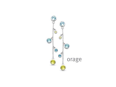 OORBEL AFHANGER ZIRCONIA - Orage Silver Jewellery | (Ag) Orage Zilver