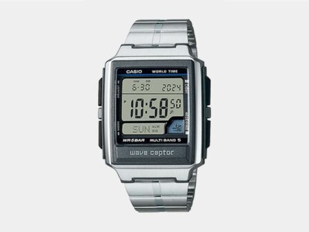 Horloge Wave Ceptor - Metal-Resin-Chrom&eacute;-messing | Casio