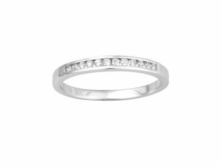 RING ZIRCONIA - 18kt Witgoud | COLLECTION VANSCHOENWINKEL