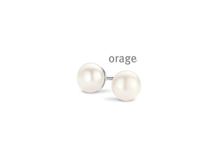 Oorbellen parels - Orage Silver Jewellery | (Ag) Orage Zilver