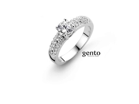 RING ZIRCONIA - Gento (AG) Silver | Gento silver jewels