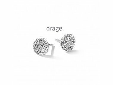 OORBEL ZILVER ZIRCONIA - Orage Silver Jewellery | (Ag) Orage Zilver