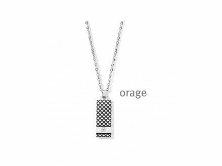 Hanger met Ketting - Orage STEEL Jewellery | Orage Steel Juwels