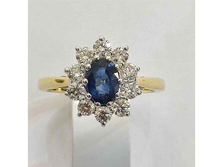 Ring kl.steen-Briljant - 18kt Bicolor | COLLECTION VANSCHOENWINKEL