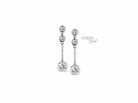 OORBEL AFHANGER ZIRCONIA - Orage Kids Silver | (Ag) Orage Zilver