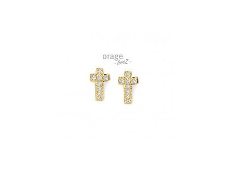 Oorbellen zirconia - Orage STEEL Jewellery | (Ag) Orage Zilver