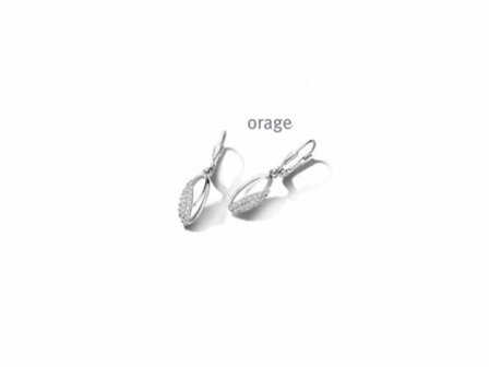 OORBEL AFHANGER ZIRCONIA - Orage Silver Jewellery | (Ag) Orage Zilver