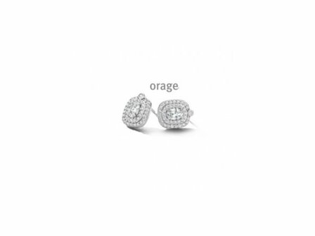 OORBEL ZILVER ZIRCONIA - Orage Silver Jewellery | (Ag) Orage Zilver