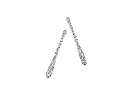 OORBEL AFHANGER ZIRCONIA - Naiomy (AG) Zilver