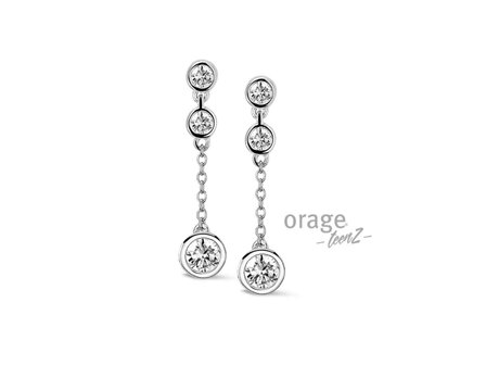 OORBEL AFHANGER ZIRCONIA - Orage Kids Silver | (Ag) Orage Zilver