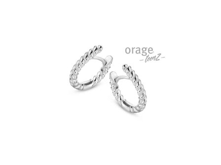 Oorbellen creolen - Orage Silver Jewellery | (Ag) Orage Zilver