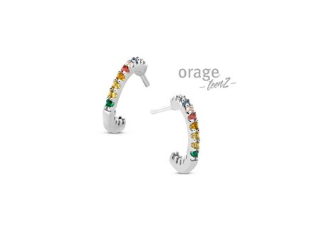 Oorbellen creolen - Orage Silver Jewellery | (Ag) Orage Zilver