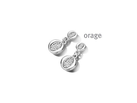 OORBEL AFHANGER ZIRCONIA - Orage Silver Jewellery | (Ag) Orage Zilver