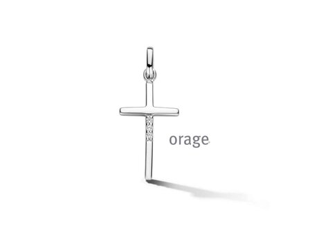 Hanger Kruisje - Orage Silver Jewellery | (Ag) Orage Zilver