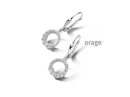 OORBEL AFHANGER ZIRCONIA - Orage Silver Jewellery | (Ag) Orage Zilver