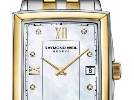 Dames uurwerk Compleet - Bicolor Staal-Plaqu&eacute; / PVD | Raymond Weil