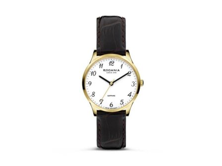 RODANIA SWISS MADE DAMES - Edelstaal+Leer | Rodania 1930 Swiss Made