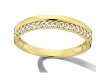 RING ZIRCONIA - 18kt Geelgoud | COLLECTION VANSCHOENWINKEL