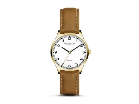 RODANIA SWISS MADE DAMES - Edelstaal+Leer | Rodania 1930 Swiss Made