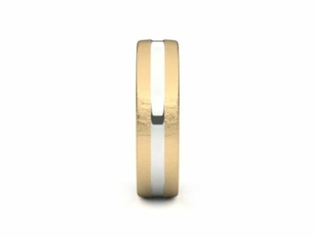 Aurodesign Trouwring - 18kt Bicolor | Auro Design Ring