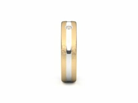 Aurodesign Trouwring - 18kt Bicolor | Auro Design Ring