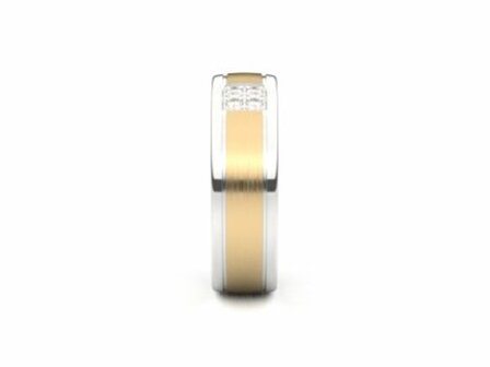 Aurodesign Trouwring - 18kt Bicolor | Auro Design Ring