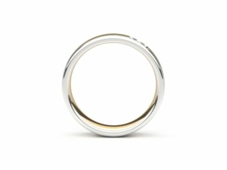 Aurodesign Trouwring - 18kt Bicolor | Auro Design Ring