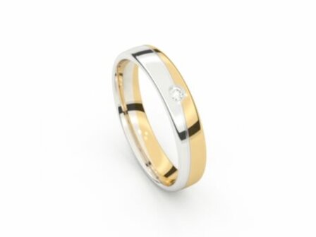 Aurodesign Trouwring - 18kt Bicolor | Auro Design Ring