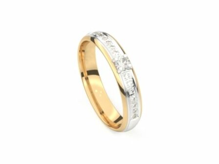 Aurodesign Trouwring - 18kt Bicolor | Auro Design Ring