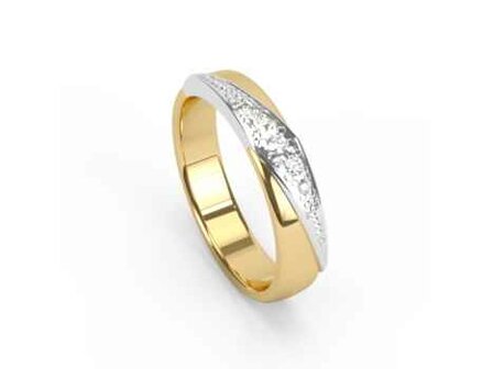 Aurodesign Trouwring - 18kt Bicolor | Auro Design Ring