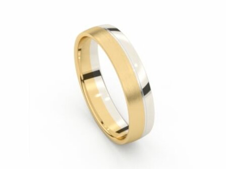 Aurodesign Trouwring - 18kt Bicolor | Auro Design Ring