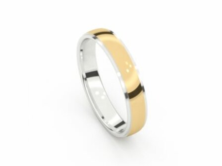 Aurodesign Trouwring - 18kt Bicolor | Auro Design Ring