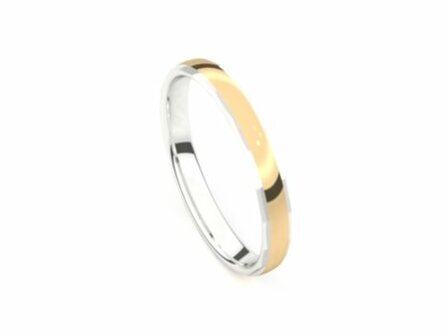 Aurodesign Trouwring - 18kt Bicolor | Auro Design Ring