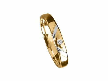 Aurodesign Trouwring - 18kt Bicolor | Auro Design Ring