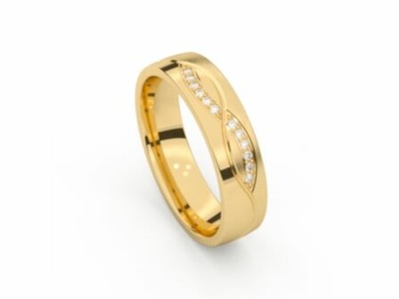 Aurodesign Trouwring - 18kt Geelgoud | Auro Design Ring