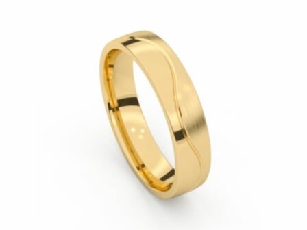 Aurodesign Trouwring - 18kt Geelgoud | Auro Design Ring