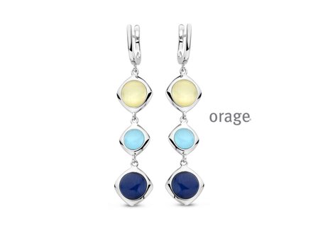 Oorbellen afhangers - Orage Silver Jewellery | (Ag) Orage Zilver