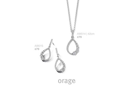 Hanger met Ketting - Orage Silver Jewellery | (Ag) Orage Zilver