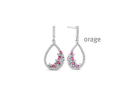 Oorbellen afhangers - Orage Silver Jewellery | (Ag) Orage Zilver