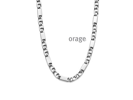 Heren Ketting/Collier - Orage STEEL Jewellery | (Ag) Orage Zilver