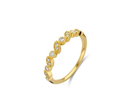 Ring alliance briljant - 18kt Geelgoud | COLLECTION VANSCHOENWINKEL