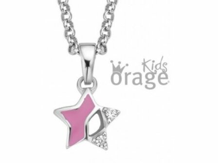 Hanger met Ketting - Orage Kids Silver | (Ag) Orage Zilver