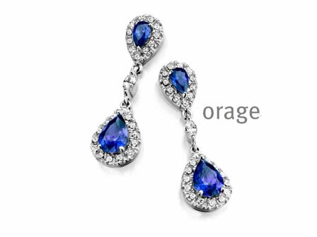 OORBEL AFHANGER ZIRCONIA - Orage Silver Jewellery | (Ag) Orage Zilver